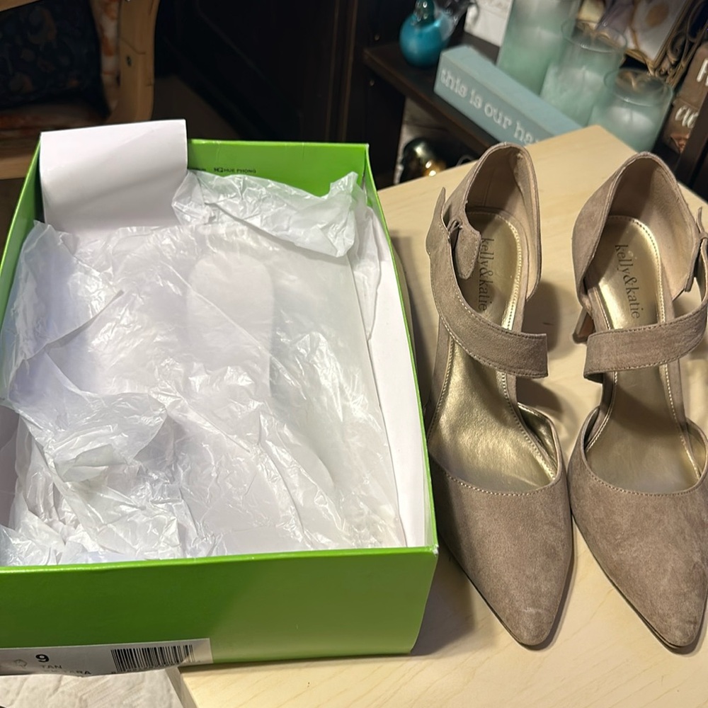KELLY & KATIE TAN KK TARA WOMEN’S SHOES SIZE 9 IN EXCELLENT CONDITION - Picture 7 of 10